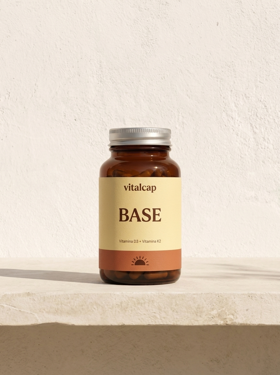 Vitamina D3 + Vitamina K2 — Vitalcap